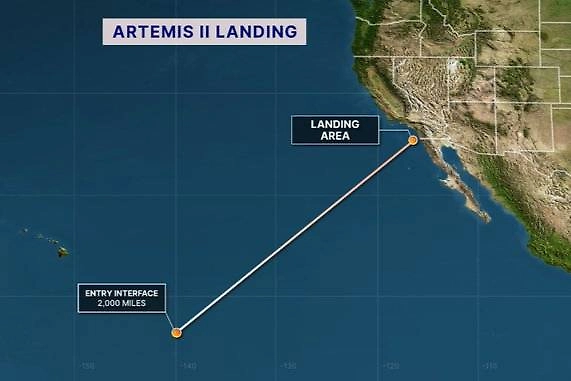 Корабль лунной миссии «Артемида-2» с астронавтами вернулся на Землю