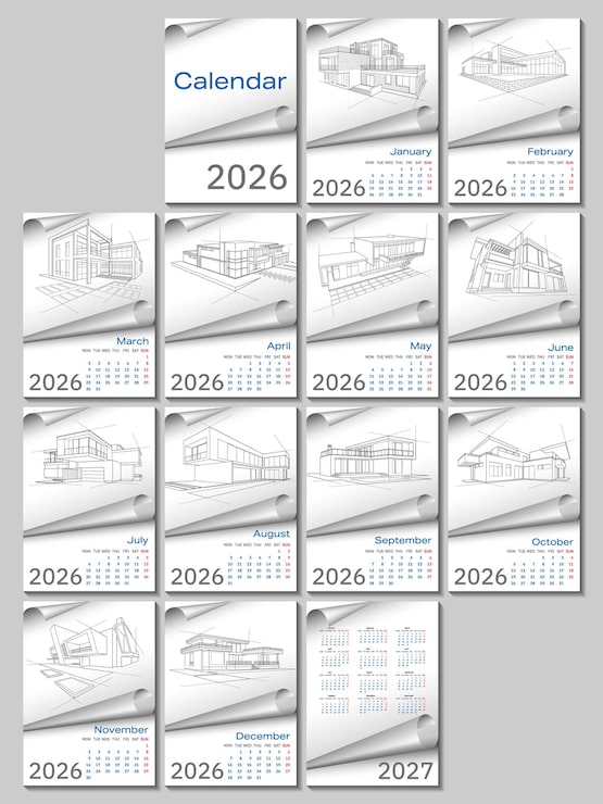 Календарь строительных работ на 2026