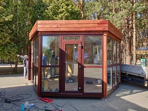 Киоск быстрого питания кафе для парка