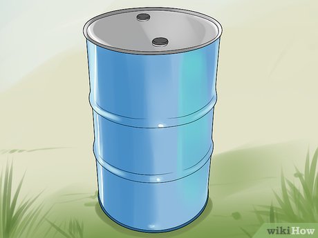 Step 2 Возьмите металлическую бочку.