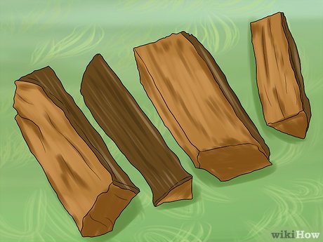 Step 3 Выберите древесину для своего угля.