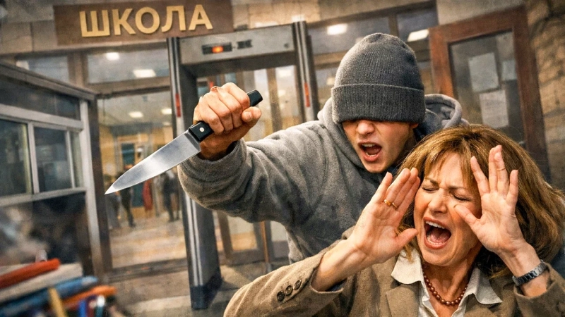 Семиклассница с ножом напала на учительницу в Канске. И это – перед линейкой: Что известно